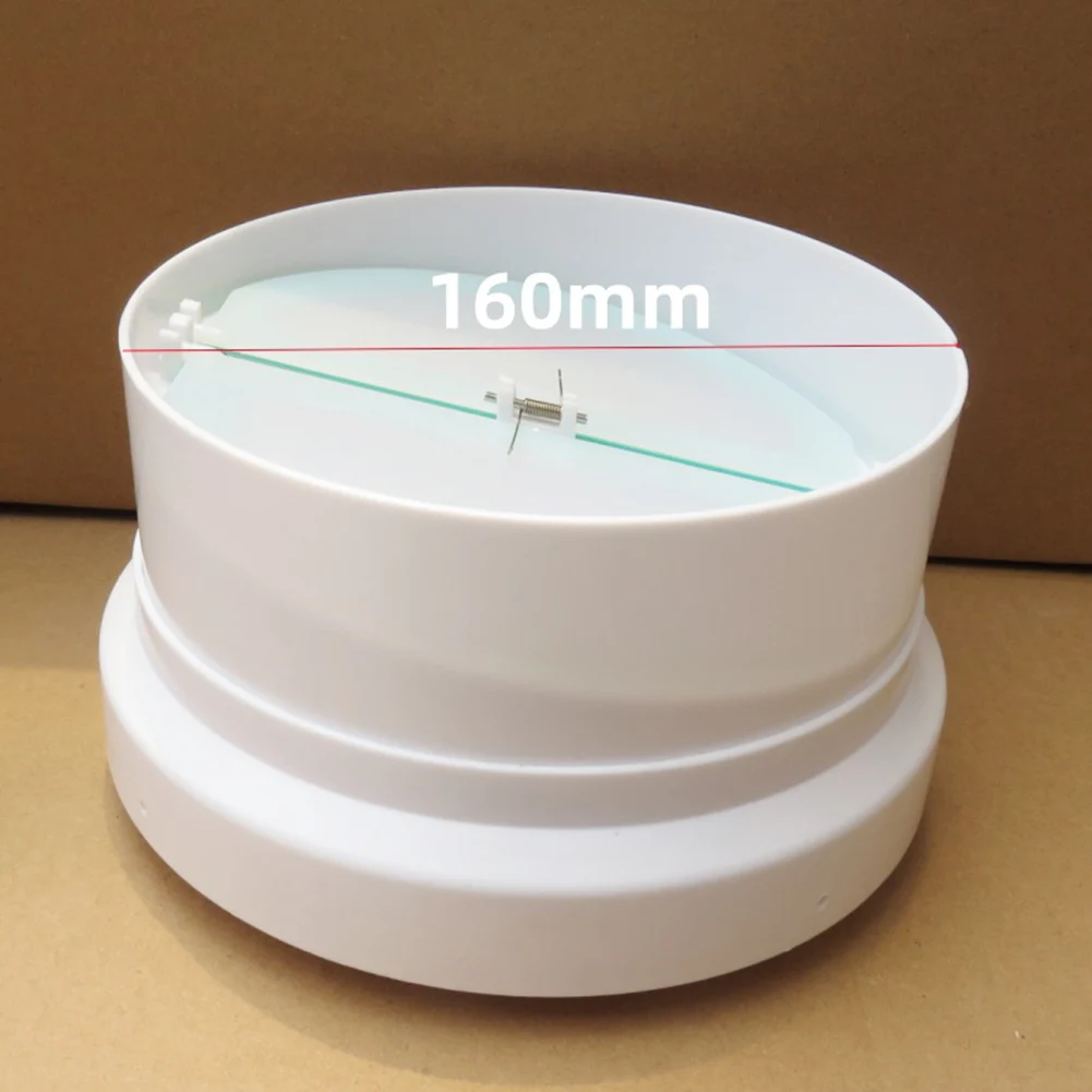 Pipe Check Valve Anti-Odor Backflow Prevention Household For Plumbing HVAC 16x16cm PVC Pipe Check Valve Fuel Check Valve