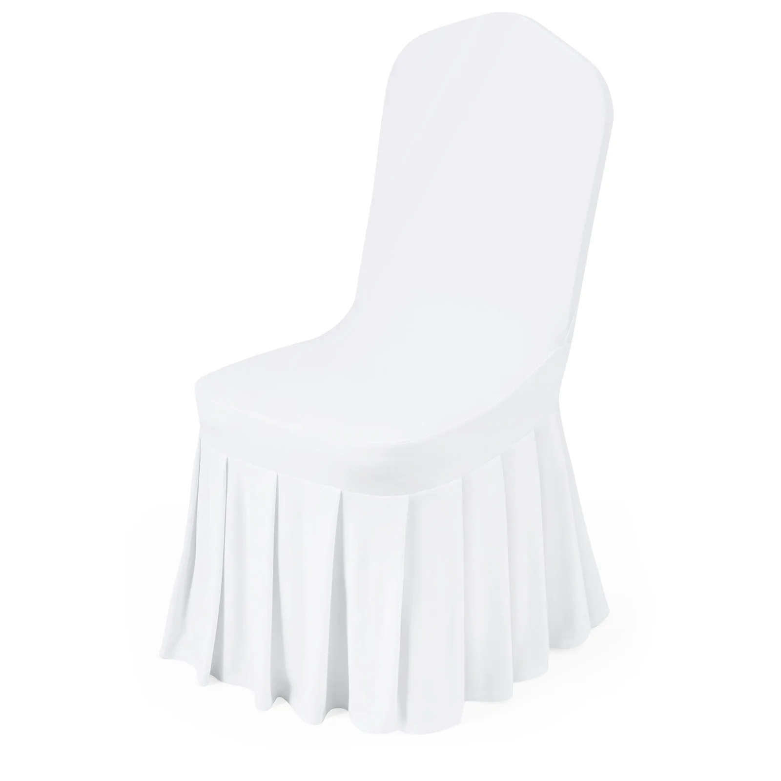 VEVOR 30 Pcs Chair Covers Polyester Spandex Chair Cover Stretch Slipcovers for Wedding Dining Banquet Flat-Front Chair Covers