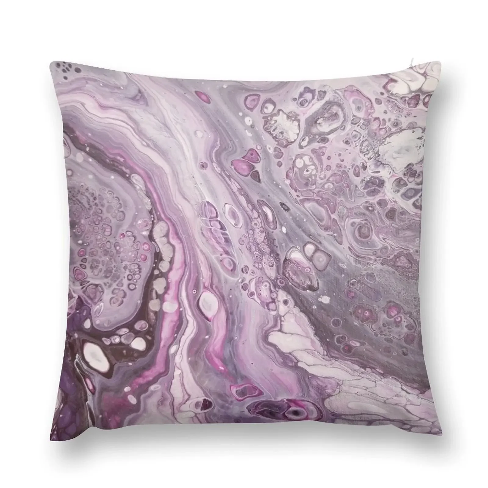 

Amethyst and Silver Throw Pillow Sofa Cushion autumn decoration pillow
