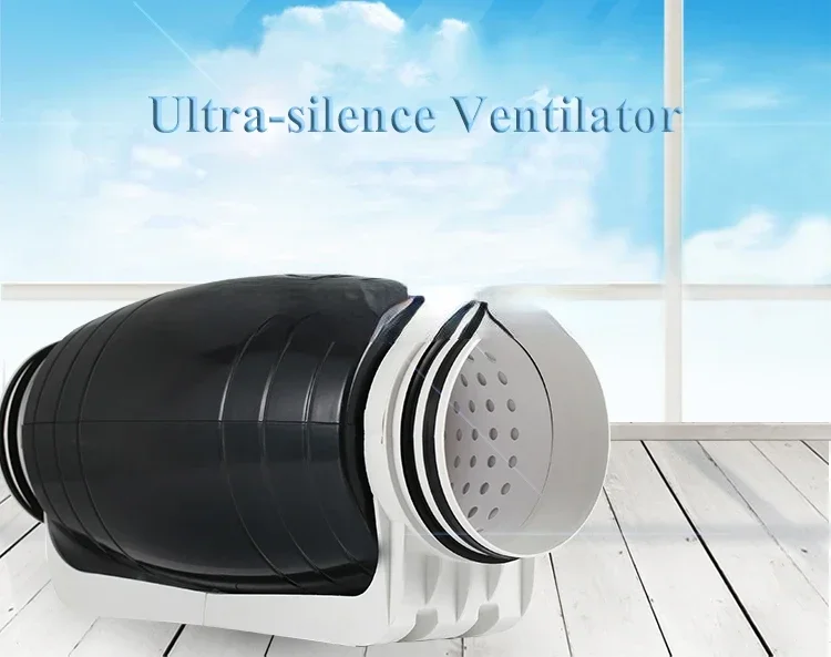 Household Silence Blower Exhaust Fan Commercial Air Fan Hotel Ventilation Device Ventilating Exhaust Extractor Fan