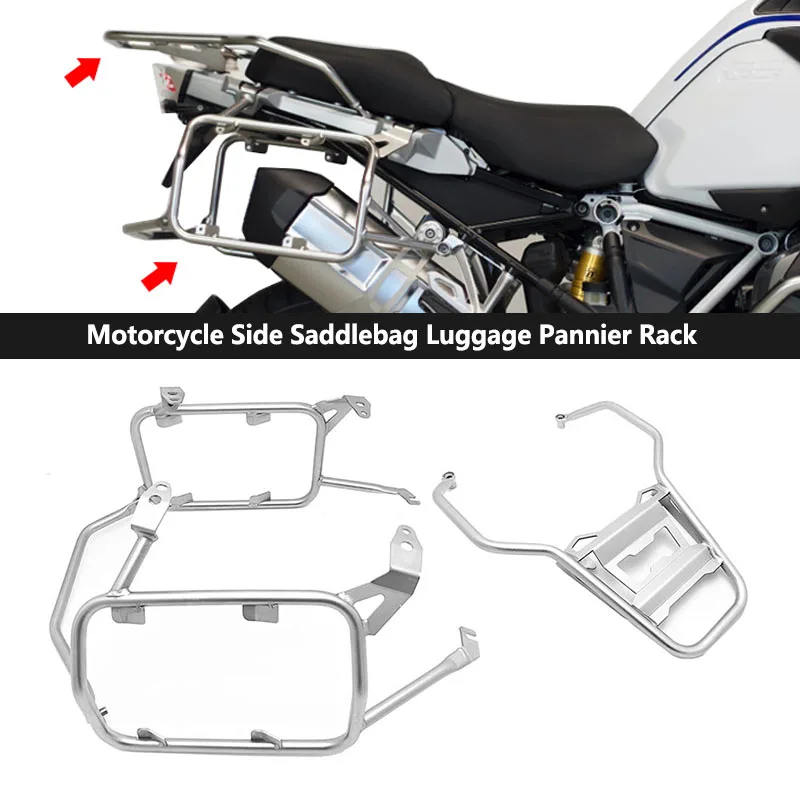 

For BMW F850GS F750GS F 750GS F850 GS 2018-2023 Panniers Rack Stainless Steel Saddlebag Bracket Travel Case Bracket Mount Frame