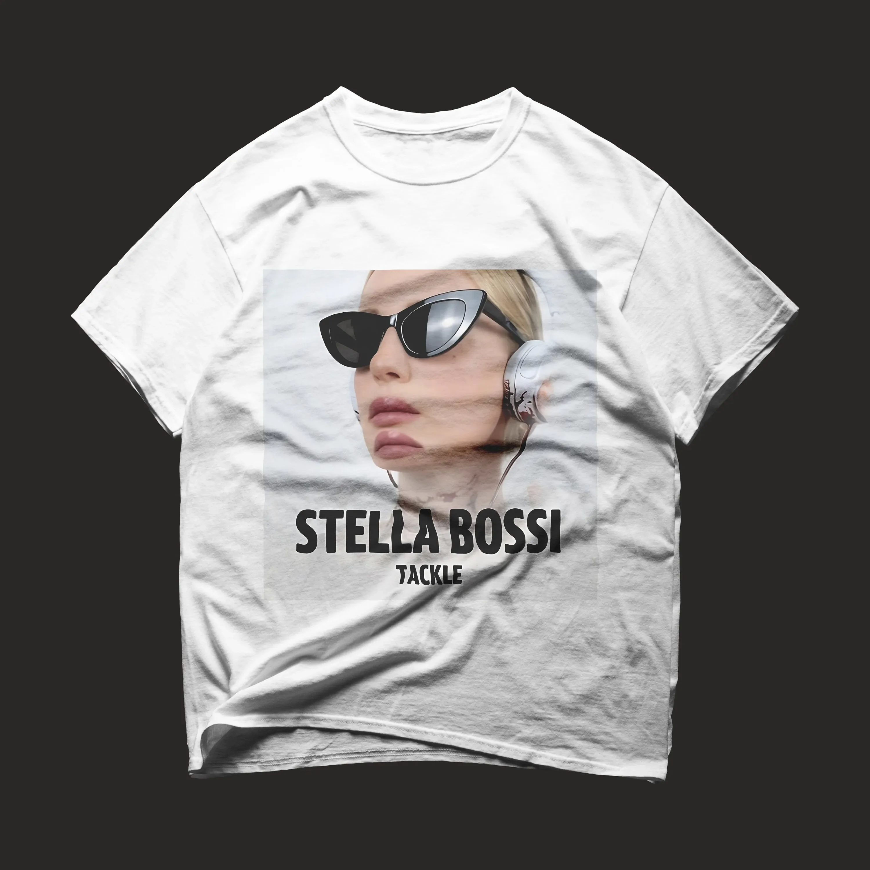 Limited Stella Bossi Tshirt Tackle Tee Tshirt for Techno