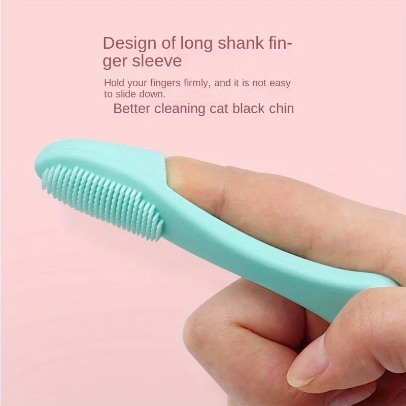 Brosse à Dents En Silicone Pour Animaux De Compagnie, Poils Souples, Nettoyeur De Peigne, Toilettage Des Yeux, Chiens Et Chats