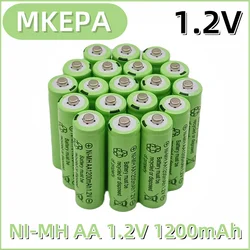 New AA 1.2V 1200mAh battery Ni-MH lpega rechargeable battery for Toy Remote control Rechargeable Batteries AA 1.2V battery