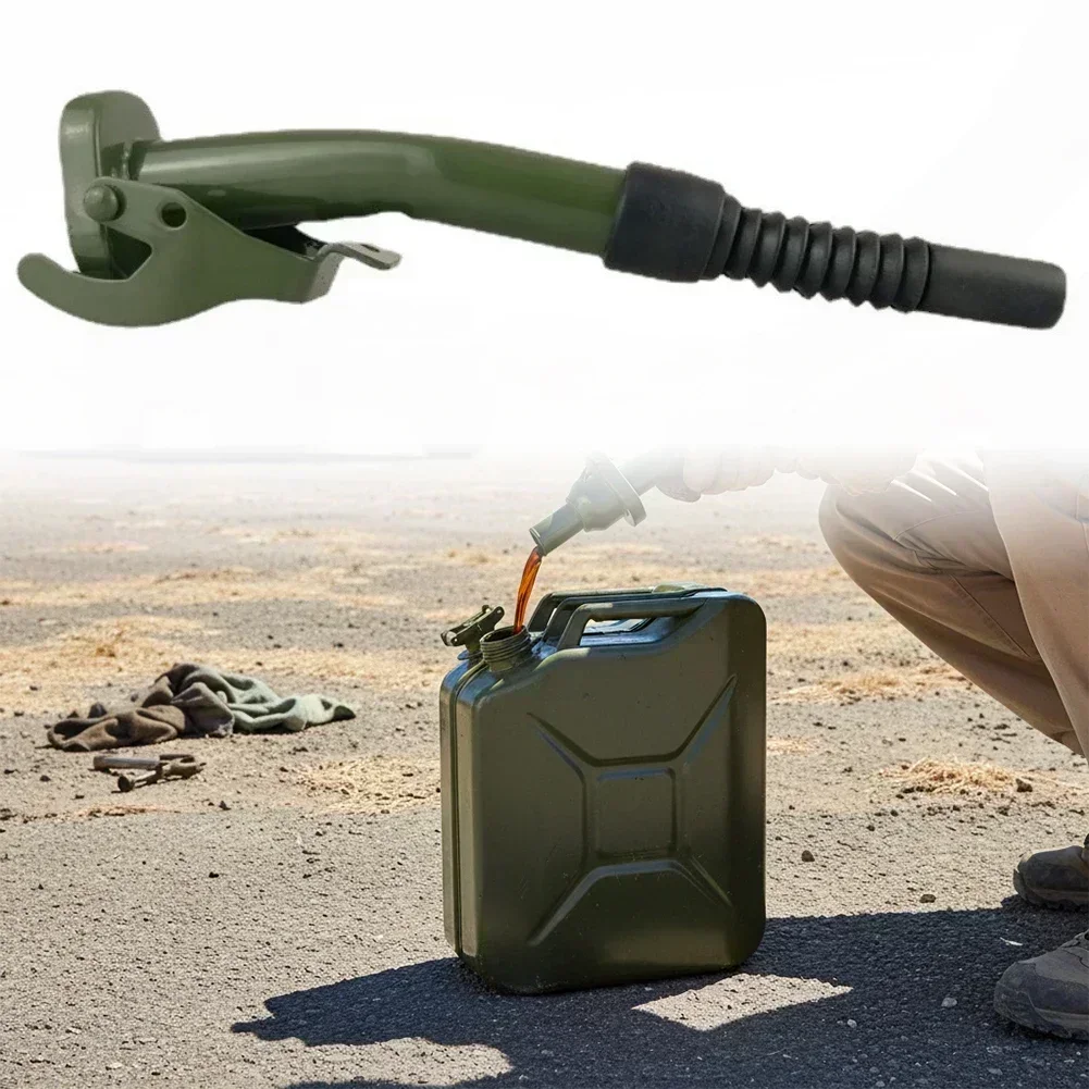 Flexible Pouring Spout For 20 L For Metal Petrol Canisters Equipped With Integrated Sieve And Airflow Enhancer