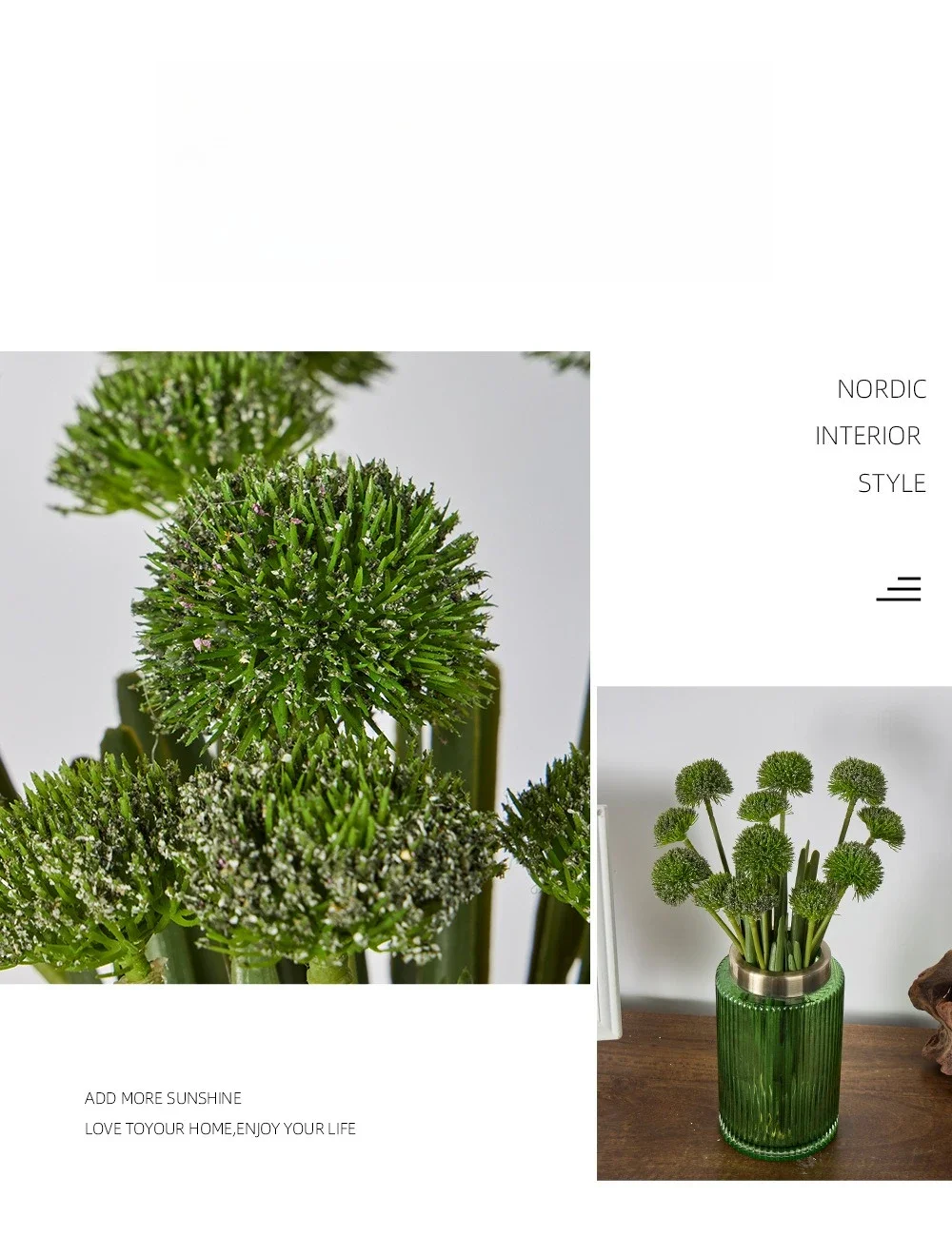 4/5pcs Artificial Flowers Plastic Onion Balls Bouquet Plant Home Decorative Simulation Dandelion Fake Flower Hotel Decoration