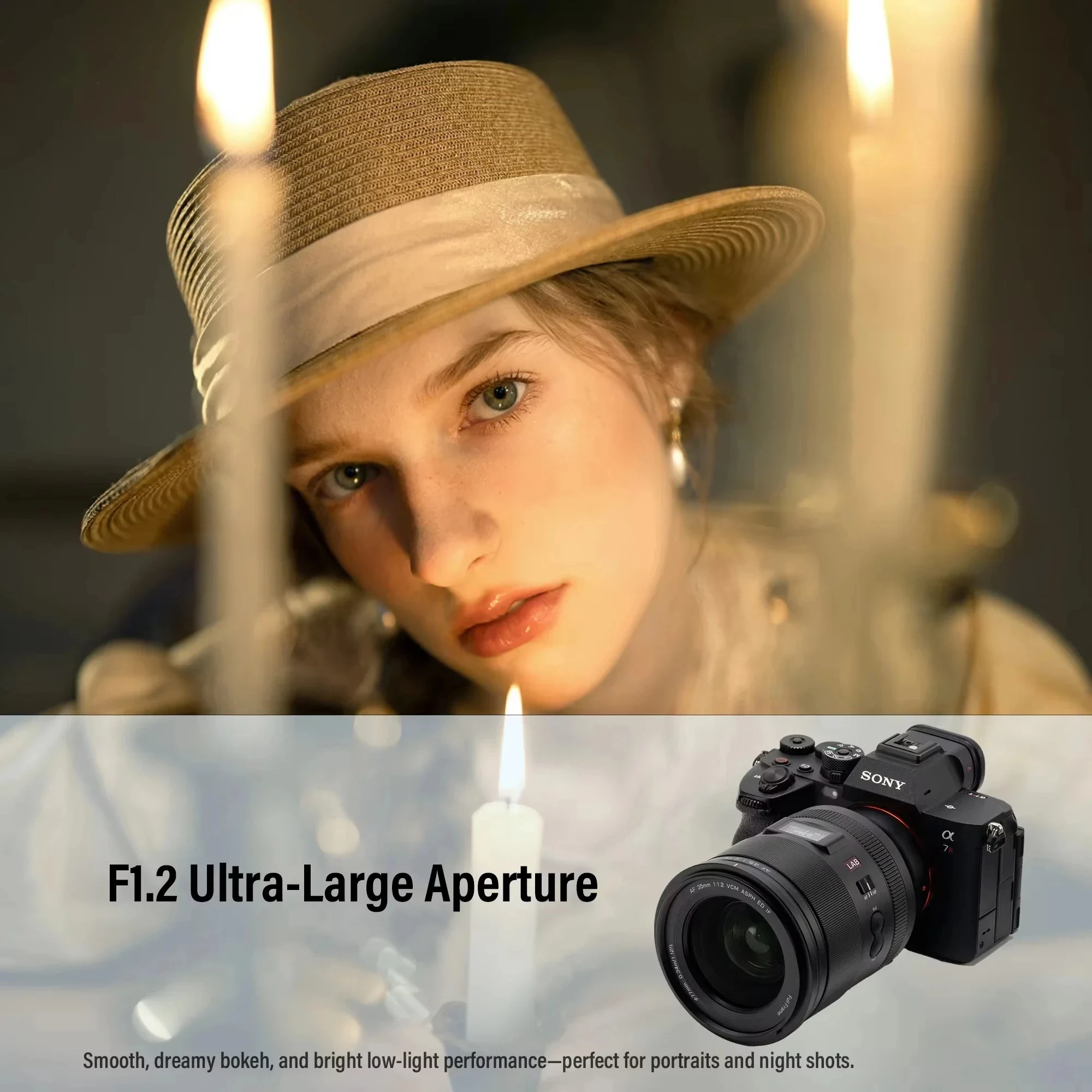 VILTROX 35 مللي متر F1.2 LAB FE عدسة كاملة الإطار AF لسوني E التركيز التلقائي رئيس عدسة لسوني E-Mount A7SIII A7III A7RIII A7IV A7RIV A9