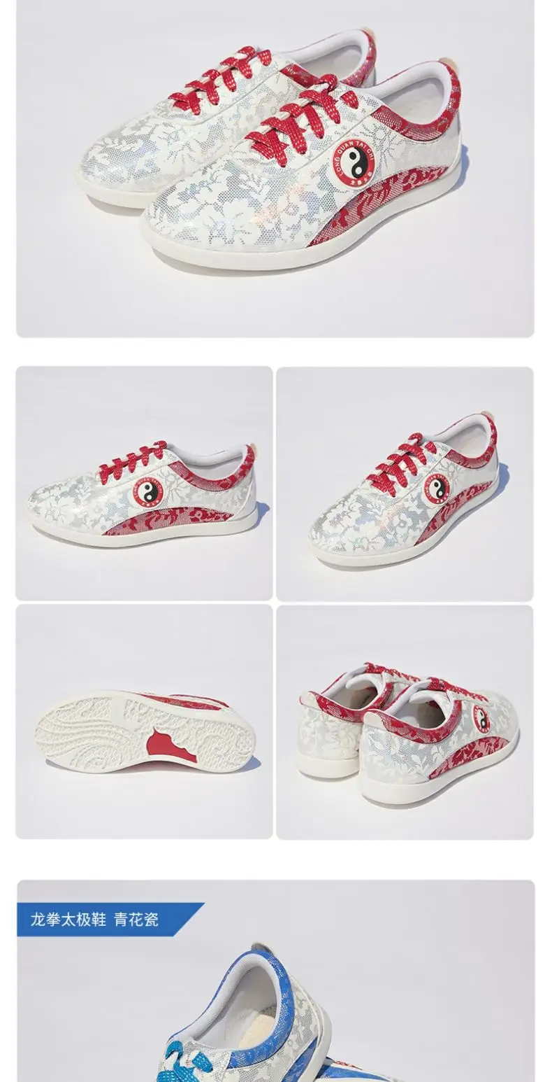 الرجال النساء الاطفال فنون الدفاع عن النفس تاي تشي وشو أحذية الصينية التقليدية عارضة تجريب ممارسة Wudang الكونغفو التايكوندو أحذية رياضية