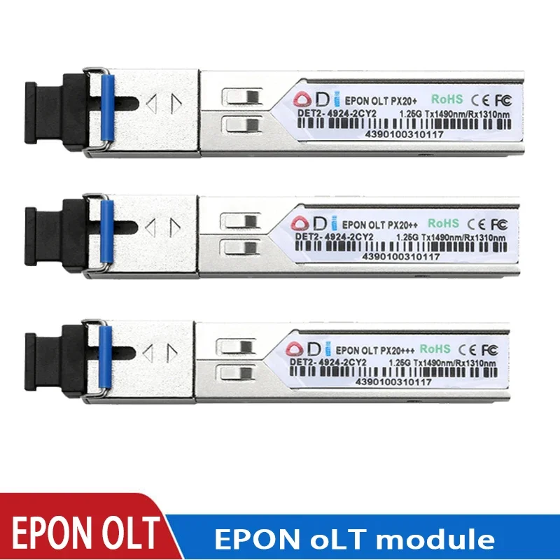 

Модуль ODI SFP, оптический приемопередатчик PX20+++ EPON OLT, 1,25G, 1490/1310 нм, 7 дБм, 9 дБ, модуль решения SC FTTH для BDCOM HW ZTE