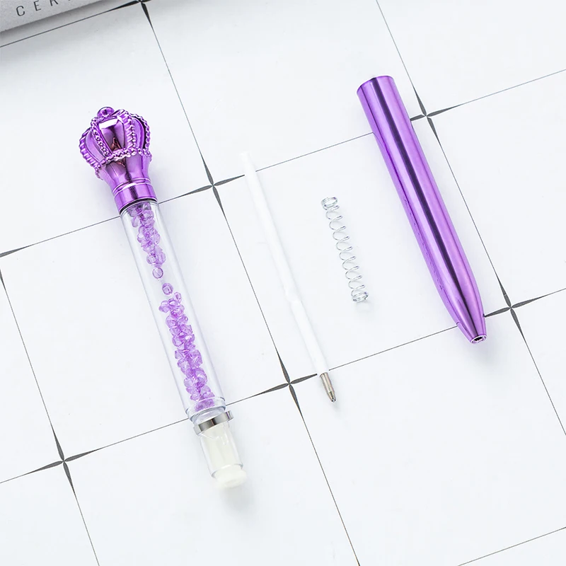 만화 귀여운 왕관 볼펜, 부드러운 쓰기 중립 펜, 창의적인 패션 볼펜, 사무실 학교 용품