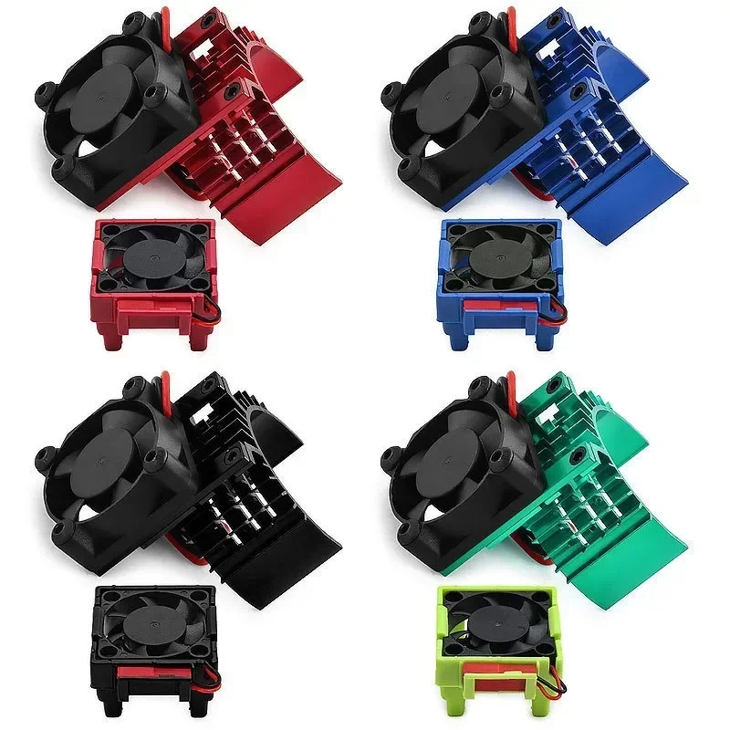 Dual Cooling Fan Set for Trxs VXL-3s ESC High-Speed Heat Sink Compatible with Slash/Stampede 2wd