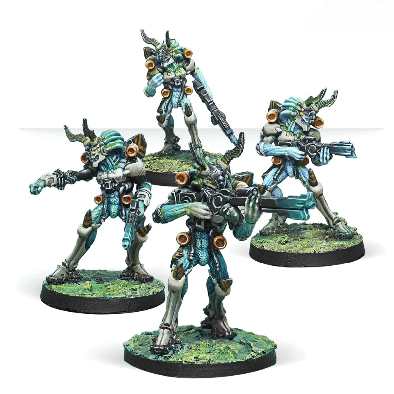 25mm Base Diecast Resin Assembled Model Kit War Game Chess Kaauri Sentinels Unassembled and Unpainted