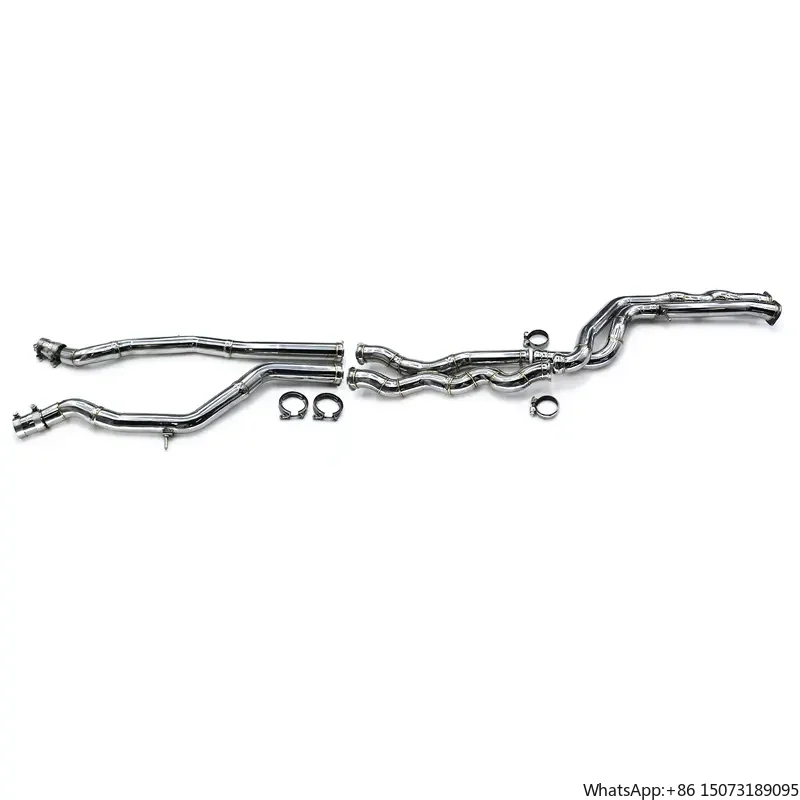 BK Equal Length Mid Pipes for  M3 F82 S55 3.0T 2015-2017 Stainless Steel Tig Welding Technology Exhaust System