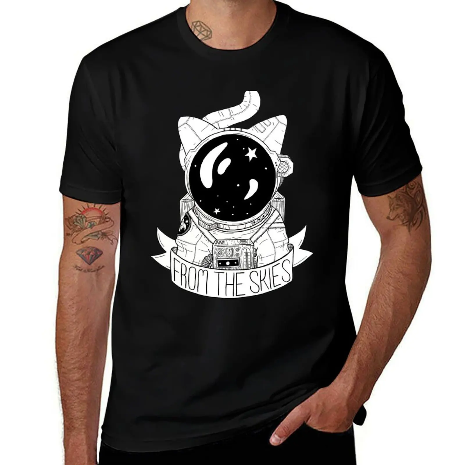 

From The Skies T-Shirt man t shirt cotton high quality man t shirt designer t shirts cotton 100% T-shirt