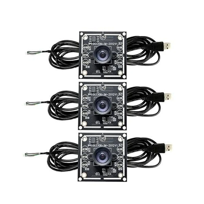 

3Pcs 100 Degree Camera Module 1MP OV9732 1280X720 USB Free Driver Manual Focus,With 1 Meter Cable For Winxp/7/8/10