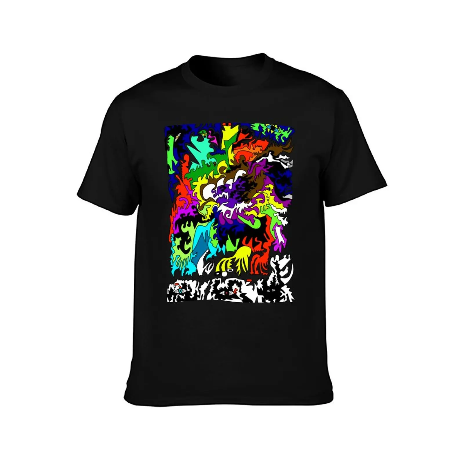 Creatures T-Shirt quick-drying anime t shirts baggy shirts Men's clothing