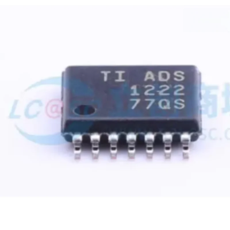 5PCS ADS1222IPWR TSSOP-14 24Bit 2-Channel ADC TI 240SPS Low Power