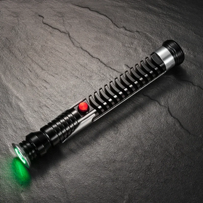 Ultimate Works Qui Gon Jinn Neopixel Lightsaber UW Universal Asteria2.5 Board Metal Handle 1inch Pixel Blade Cosplay Toys