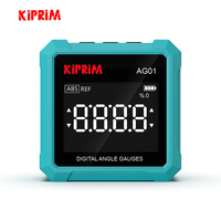 Kiprim Digital Goniometer Electronic Level Box Electronic Angle Ruler Backlight Protractor Wood Working Inclinometer Tools