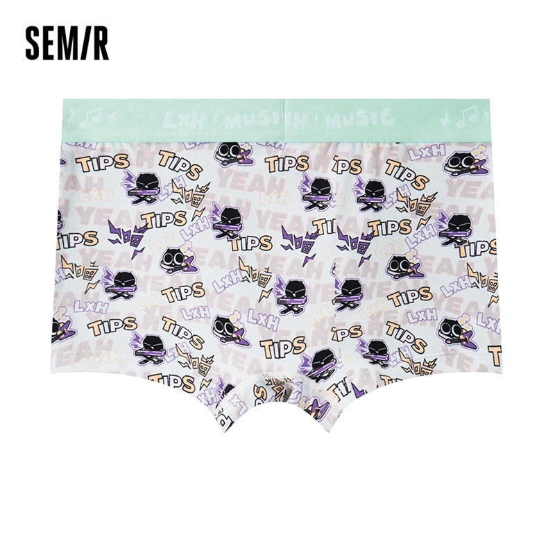 Semir Underwear Men Boxers Flat Shorts Fashion Young Students Pant Shorts Men