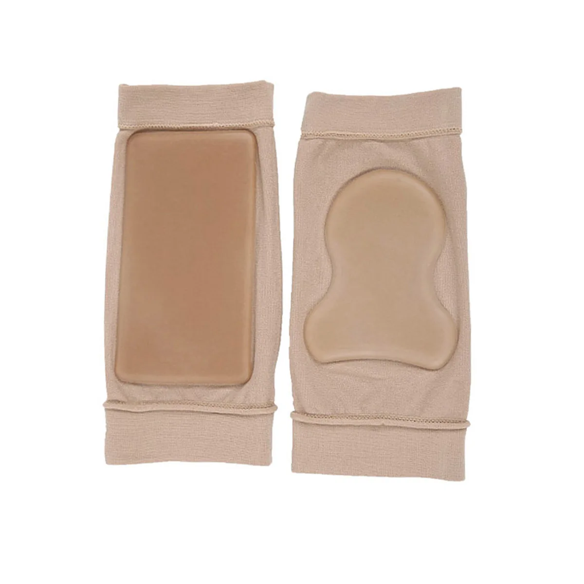 1 Para Ochraniaczy na Pięty z Podwójnego SEBS, Oddychające Ochraniacze na Pięty i Kostki, Otwarte Palce, Zmiękczające Popękane Pięty, Skarpety dla Kobiet i Mężczyzn