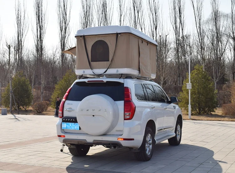 Roof Top Tent Hard Shell Camper Trailer Rooftop Tent Car Truck 4X4 Camping Car Top Auto Roof Tent Waterproof
