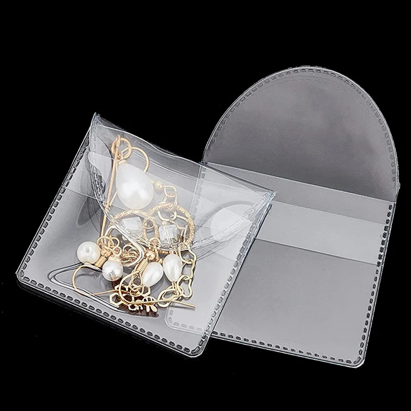 20Pcs/Lot Single Pocket Coin Sleeves Collector Individual Clear Plastic Sleeves Holder Small Coin Plastic Holder