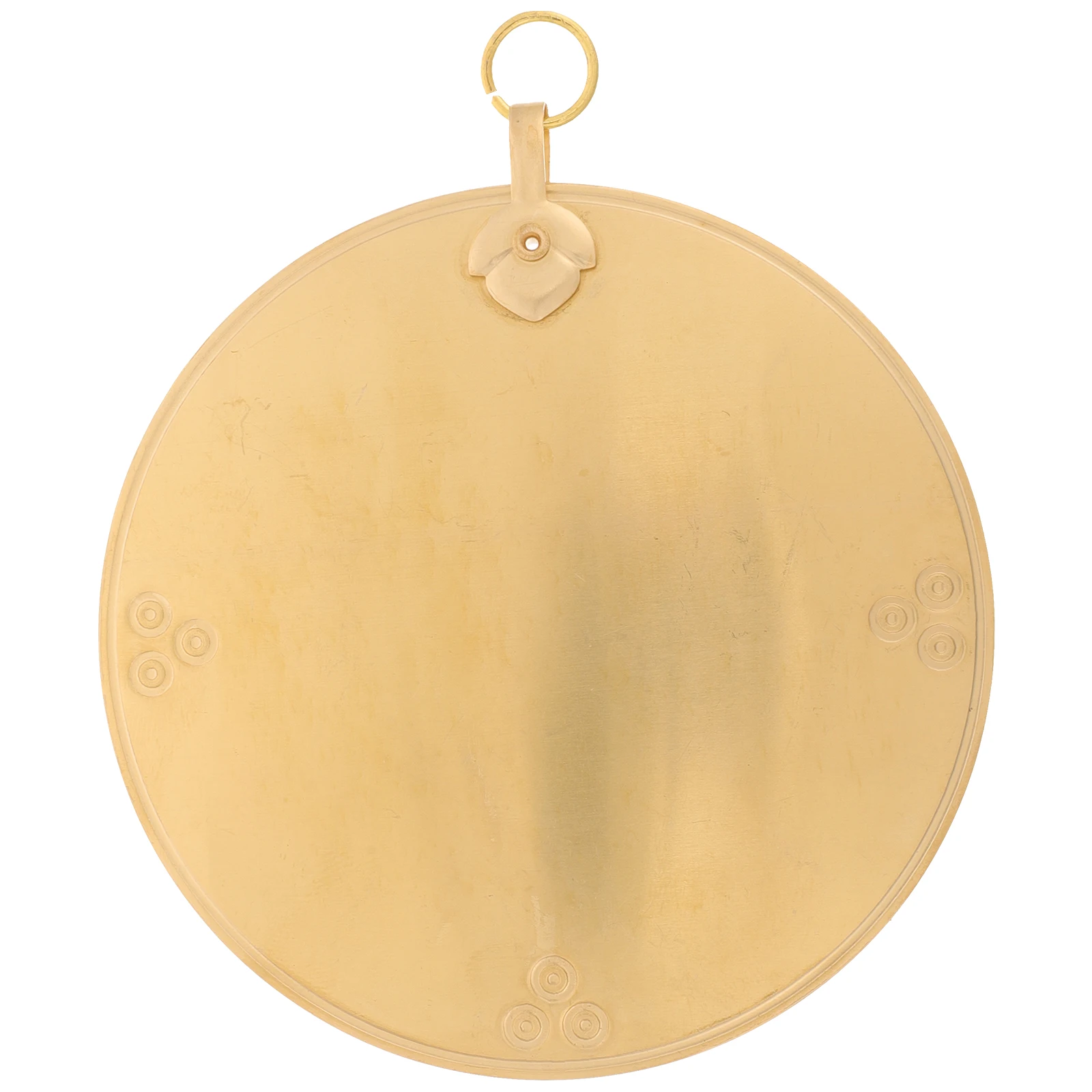 

Bronze Mirror Pendant Chinese Bagua Decor Convex Copper Small Round Garden Hanging Mirror Door Outdoor Home Decor