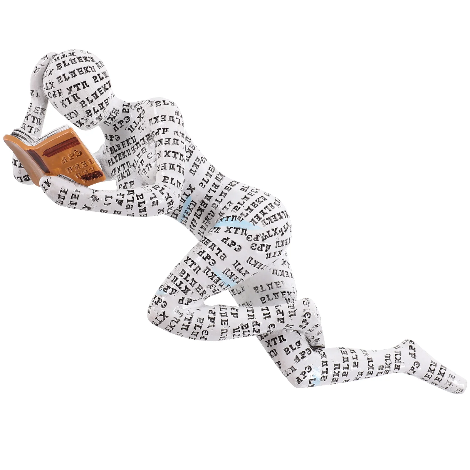 

Reading Woman Resin Figurine Abstract Bookshelf Figure Abstract Decor Home Accessories Bookshelf Ornament Desktop