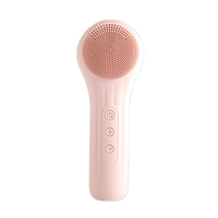 Silicon Facial Cleansing Brush Sonic Vibration Warming Wash Face Massage Face Skin Cleanser Eletric Waterproof Rechargeable