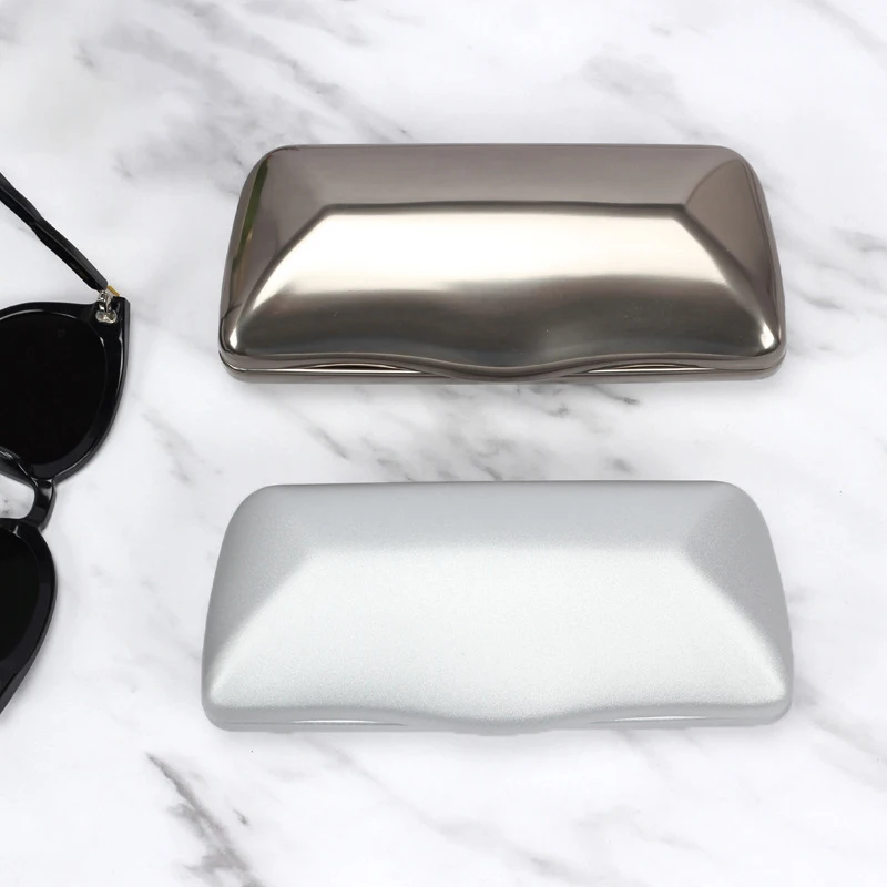 Handmade Aluminum Metal Glasses Case 2024 Wholesale Storage Bag Large Space Pressure Resistant Fashion Lightweight Myopia Box