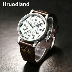 Hruodland 2025 New Pilot Men's Automatic Mechanical Watch Pt5000 Sapphire Luminous C3 Stainless Steel Waterproof 10Bar reloj hom