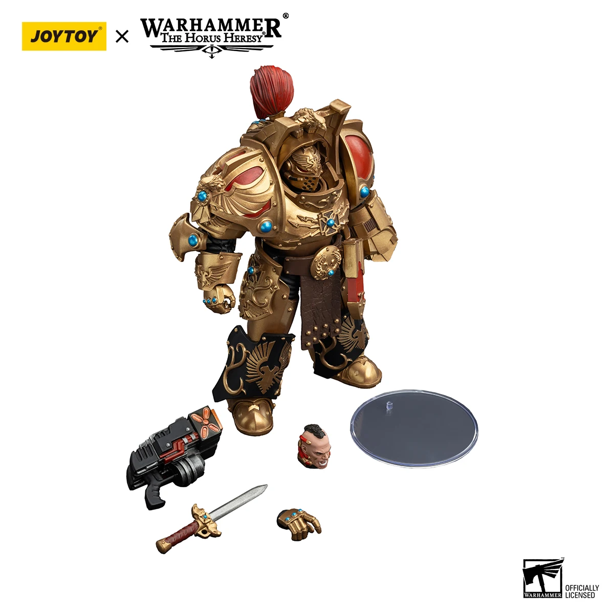 

Фигурка JOYTOY Warhammer 30K 1/18: Отряд Терминаторов Легио Кустодес Аккуилон с двойным Адратическим Деструктором