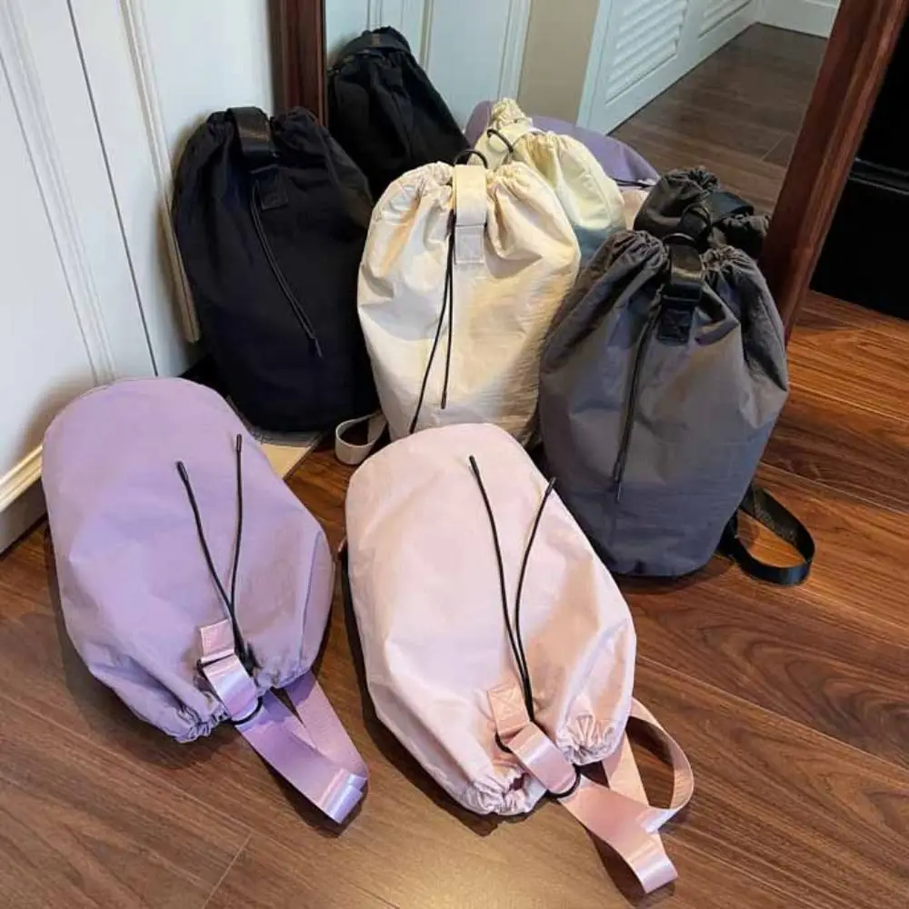 

Large Capacity Sport Racket Storage Backpack Lightweight Solid Color Fitness Shoulder Bag Badminton Tote Bag