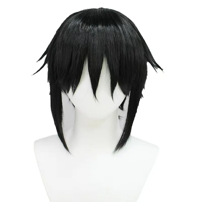 Anime Black Butler Sebastian Michaelis Cosplay Costume Wig Black Uniform Swallowtail Top Pants Brooch Chain Tie Short Hair