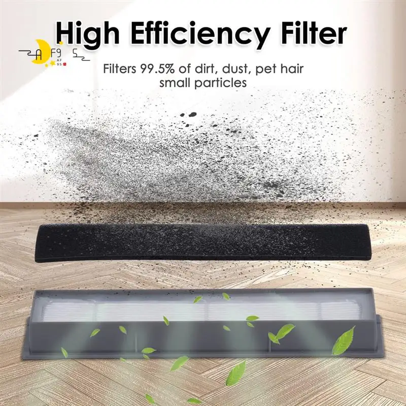 

AF95-9Pcs HEPA Filters Filter For Ecovacs Deebot Ozmo 920 950 T8 AIVI Max T9 T9AIVI T5 N5 N7 N8+ N8 Pro Plus Robot Vacuum Cleane
