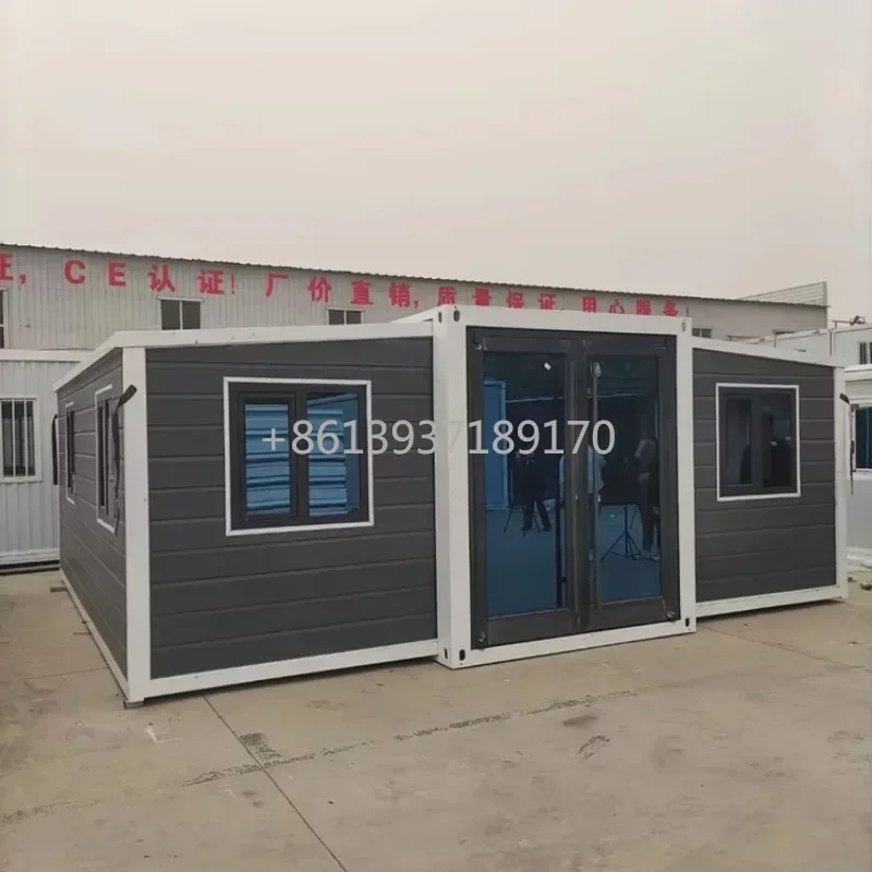 20 30 40Ft Ready Made Light Steel Prefab Expandable Container House Tiny Mobile Villa Foldable Prefabricated Home Good Price