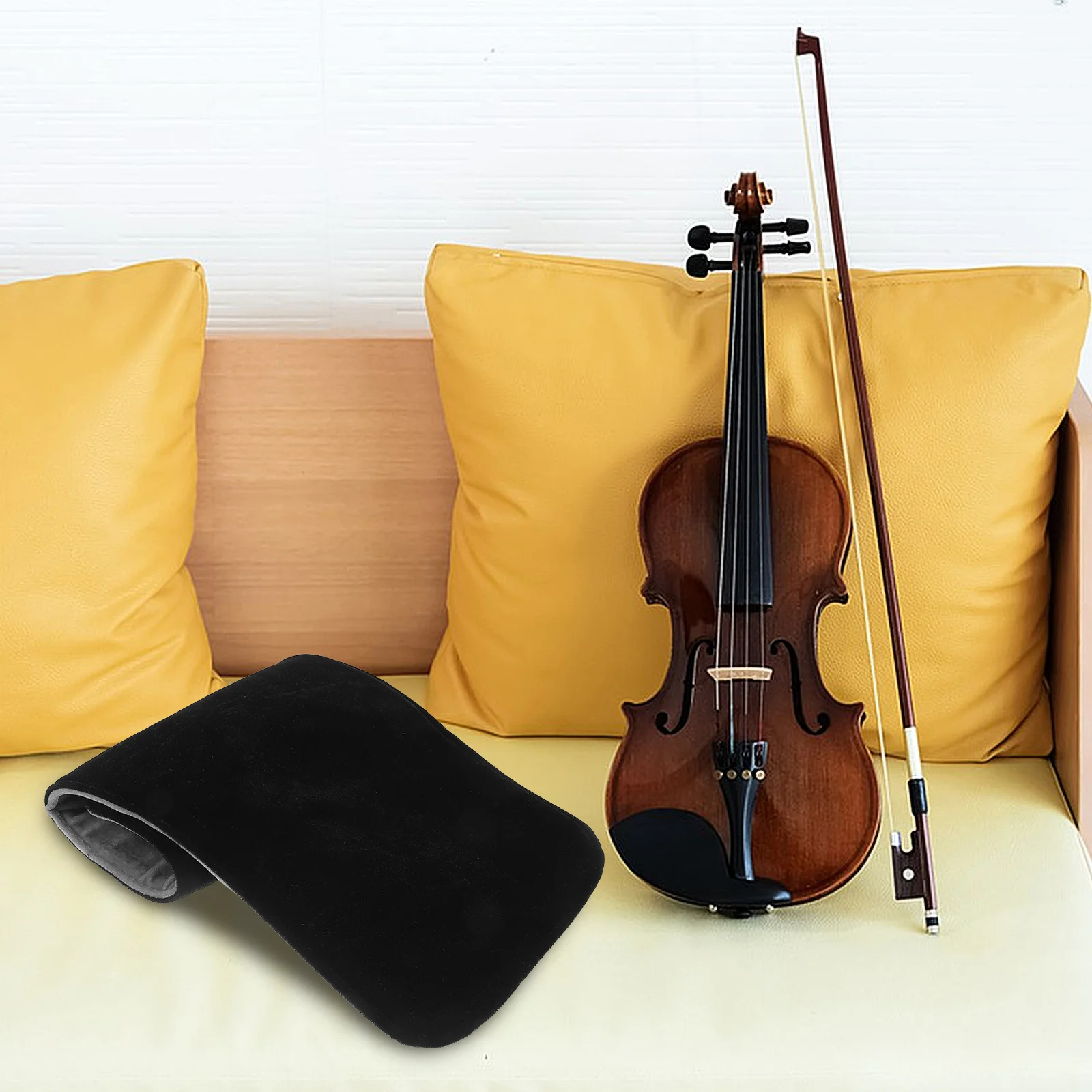 

Full Size Violin Inner Case Cover Soft Lined Protective Pouch Scratch Resistant for Travel Storage Instrument Safety