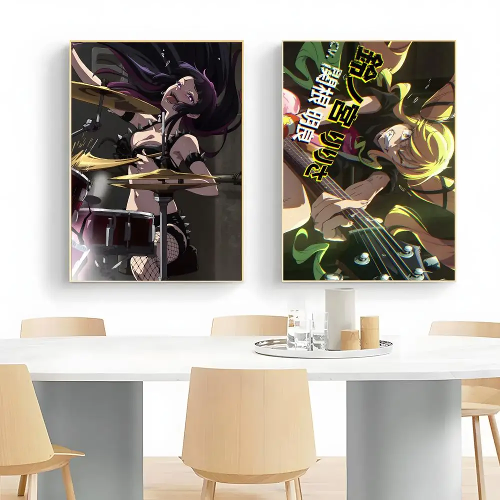 Hardcore Band R-Rock Is A Ladys Modestys Poster Wall Art Print Decorative Mural Home Decor Gift Unframed