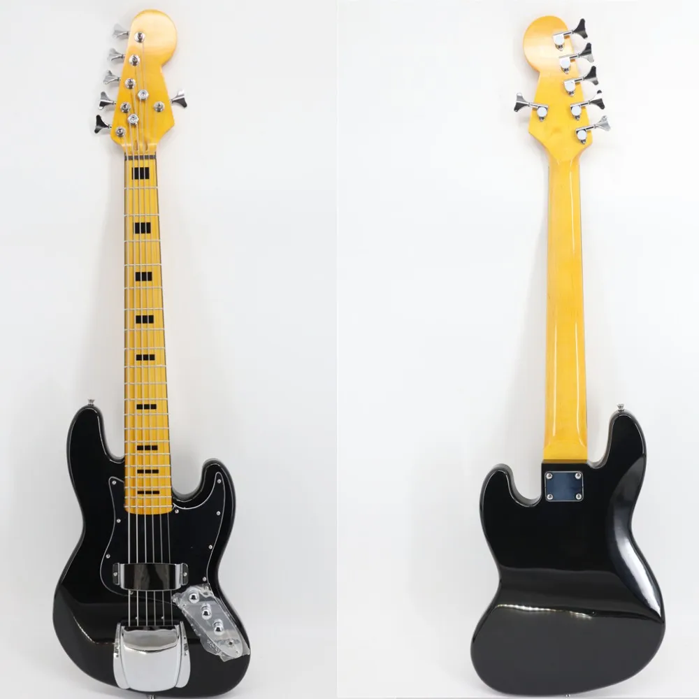 6 String Bass Guitar 20 Frets JB Pickup Jazz Bass Mahogany Rosewood 1V2T Low Pitch Double Bass Professional Custom Electric Bass