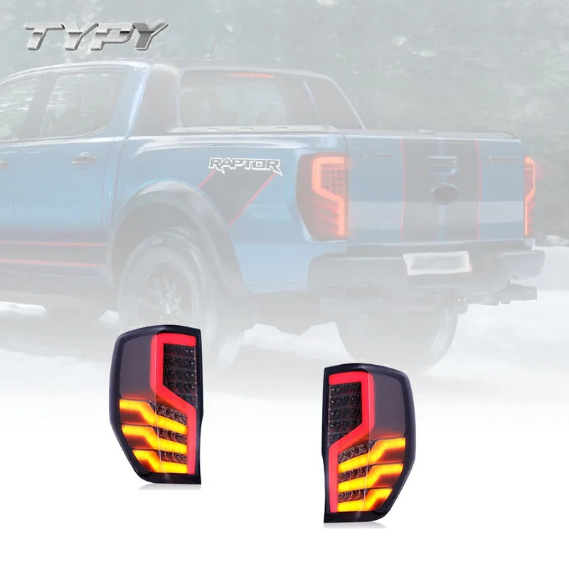 

Auto Tail Lamp Assembly Modified LED Taillights Turn signal brake lights For Ford Ranger T6 T7 T8 2011 - 2019