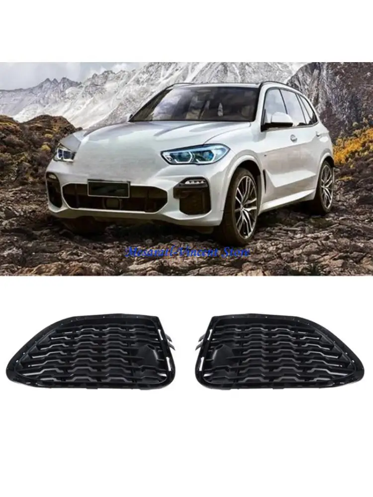 

A70F Car Accessories Left/Right Front Bumper Windscreen Fog Lamp Grille 51118056941 51118056942 Replacement Fog Lamp Frame