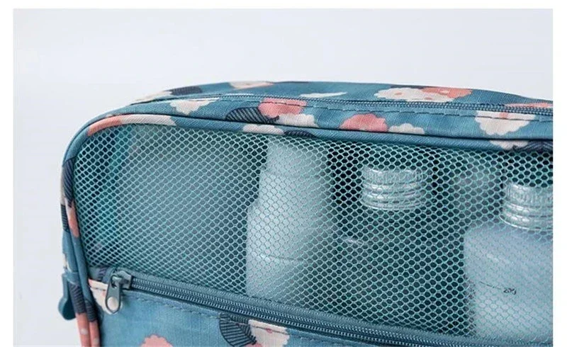 Multifunktionale Reise-Kosmetiktasche mit Haken, wasserdichte Aufbewahrungstasche für Kosmetikartikel, Toilettenartikel, Beauty-Organizer, Damen-Badezimmer-Aufbewahrungstasche – Detail 9