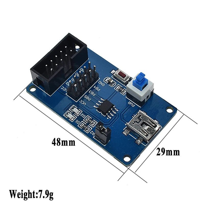 Attiny13 AVR Development Board Attiny13A-SSU Learning Board Experimental Test Boards AVR Board Minimum System