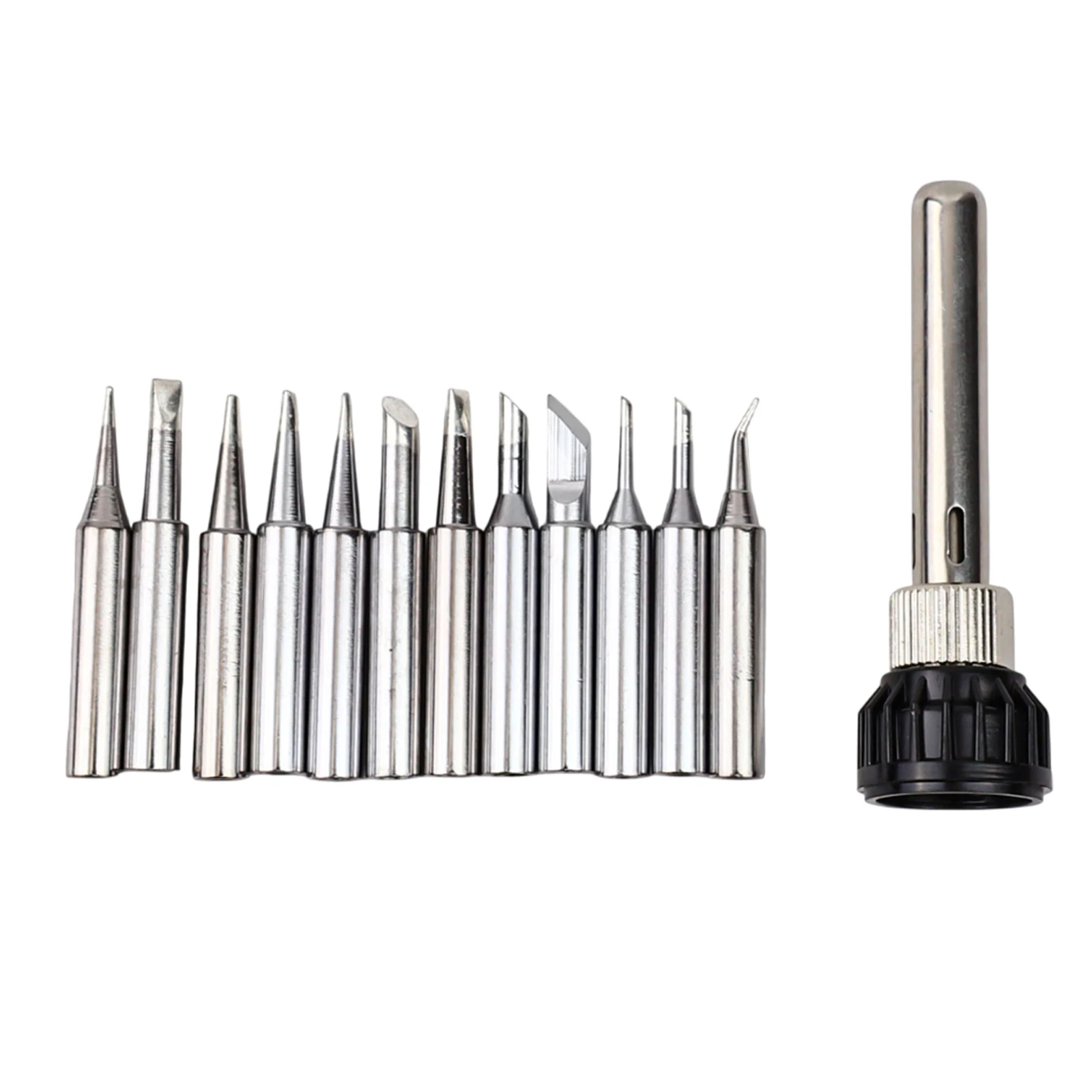 

13pcs Soldering Iron Tips Compatible with For 907 933 926 937 928 94 Stations 900MT Series for Optimal Heat Transfer During Use