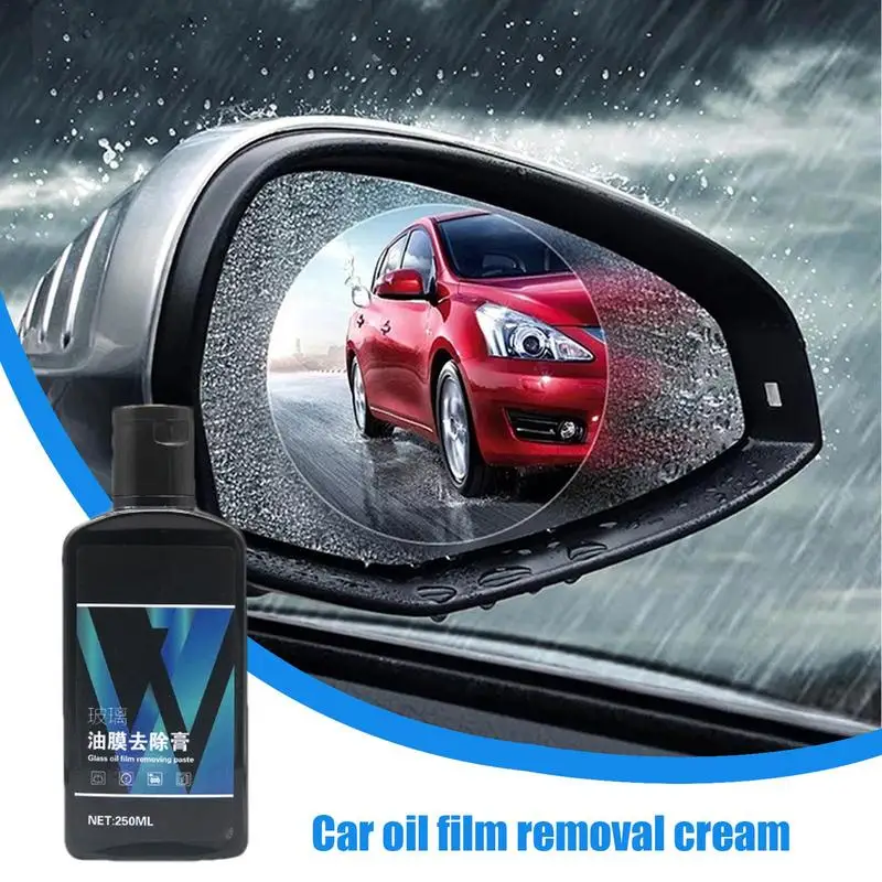 

Glass Oil Film Removal Cream Oil Film Cleaning Agent Water Spot Remover 250ml Glass Stripper Restore Glass Car Wash Supplies