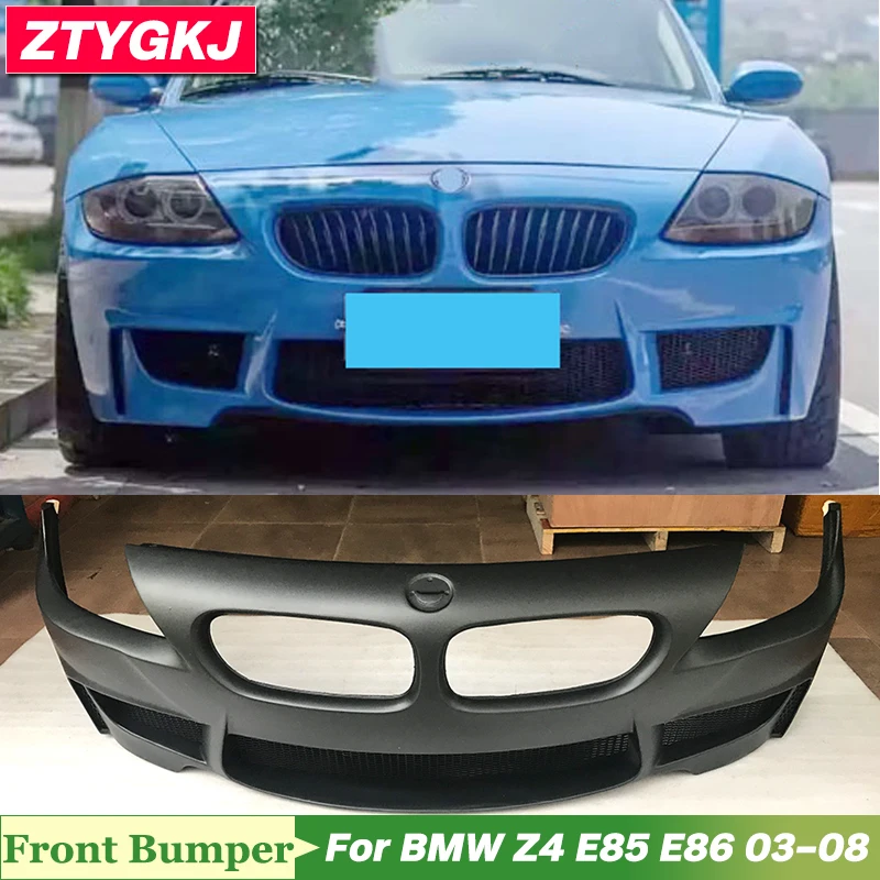 1M Style Unpainted FRP Material Front Bumper For BMW Z4 E83 E85 E86 2003-2008