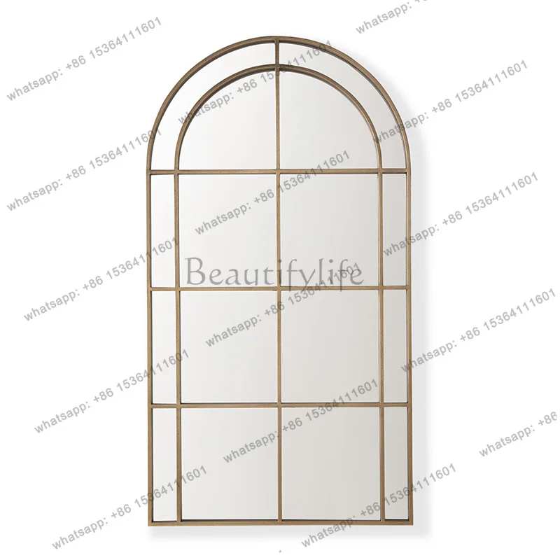 Luxury Gold Mirror Modern Living Room Custom Decoration Nordic Mirror Floor Aesthetic Garden Infinity
