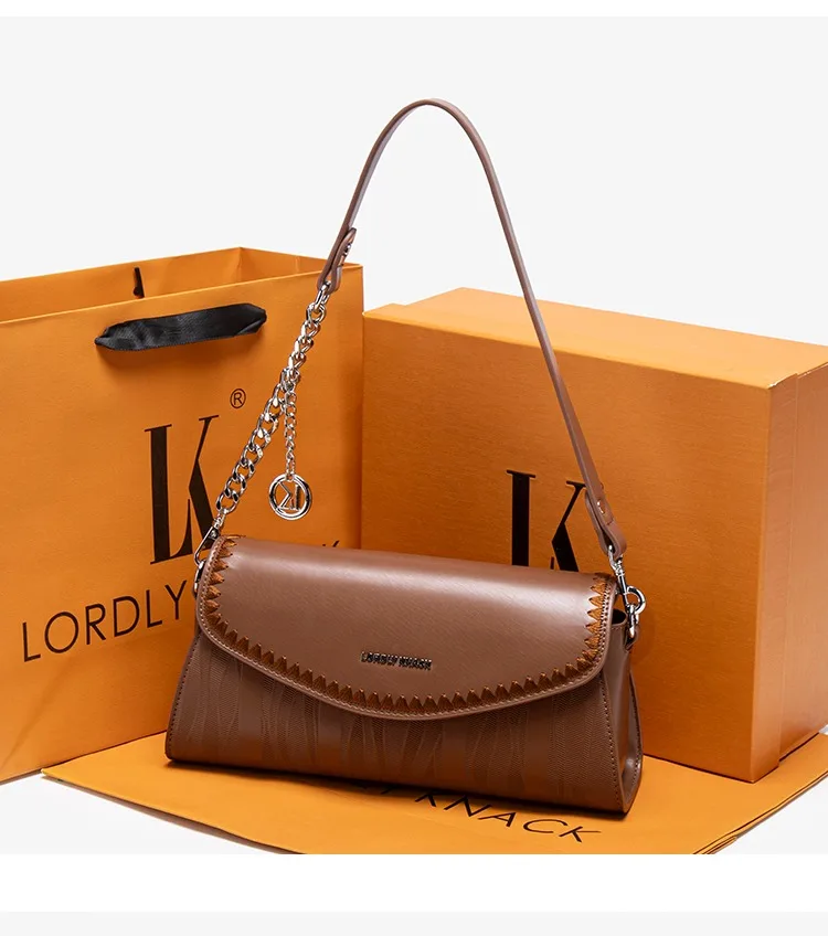 

Ladies' shoulder cross bag soft new handbag leather texture women's bag versatile underarm fashionable small bag