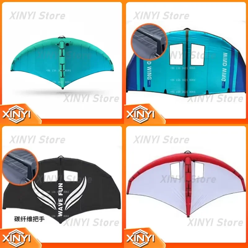 Inflatable Kite for Water Sports for Beginners and Professionals for Wakeboarding Kitesurfing Windsurfing 320 x 190 cm